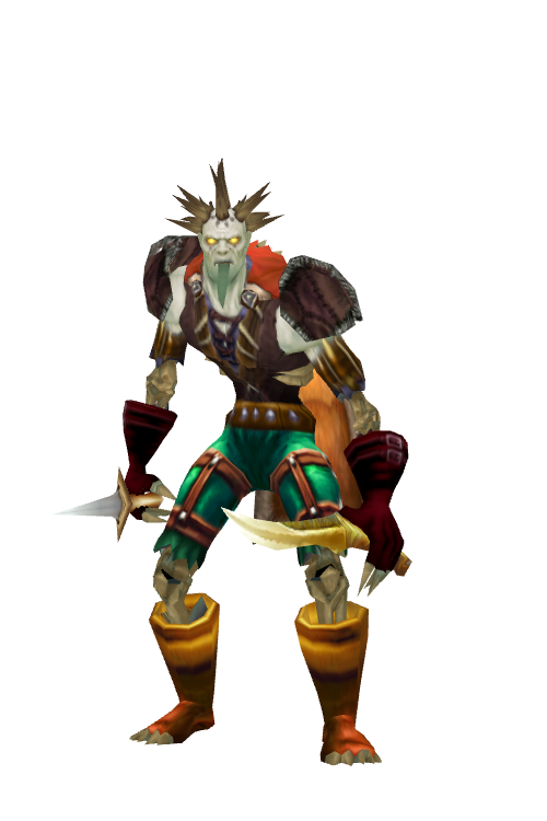 Variande, wearing the gear shown