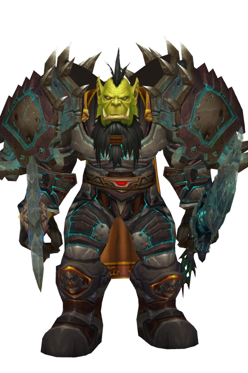 Pizmax, wearing the gear shown