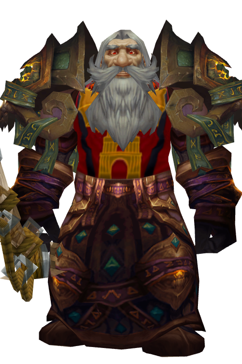 Grumpydoo, wearing the gear shown