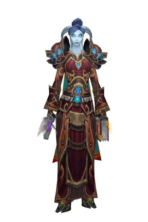 Wwalc, wearing the gear shown